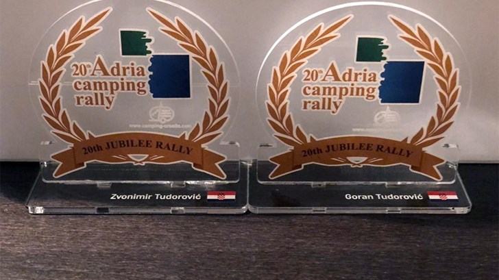 Effectus company managers, Zvonimir and Goran Tudorovic received special recognition from the Croatian Campers Association